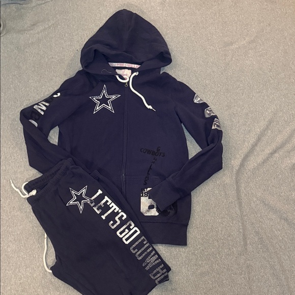 PINK Victoria's Secret Pants - PINK Victoria's Secret Navy Hoodie